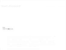Tablet Screenshot of matt-diamond.com